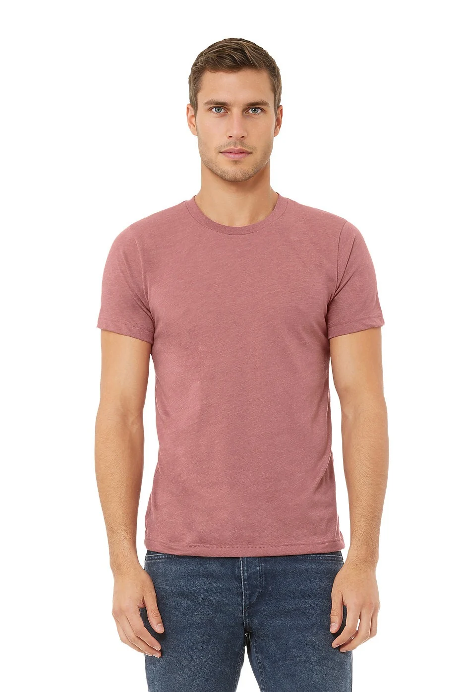 BELLA 3001CVC UNISEX HEATHER JERSEY SHORT SLEEVE TEE - Image 24