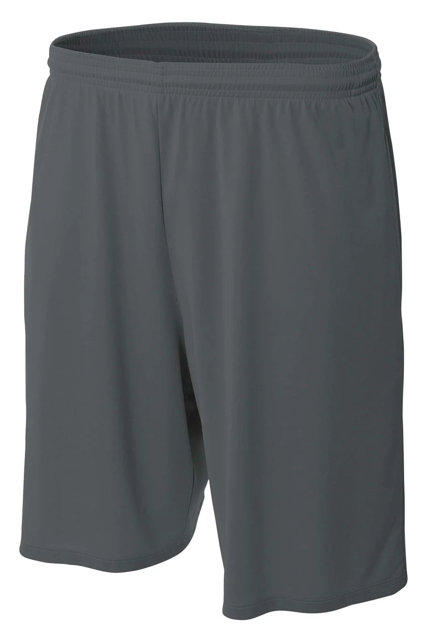 A4 Sublimation 9" MOISTURE MANAGEMENT SHORT WITH SIDE POCKETS N5338 - Image 5