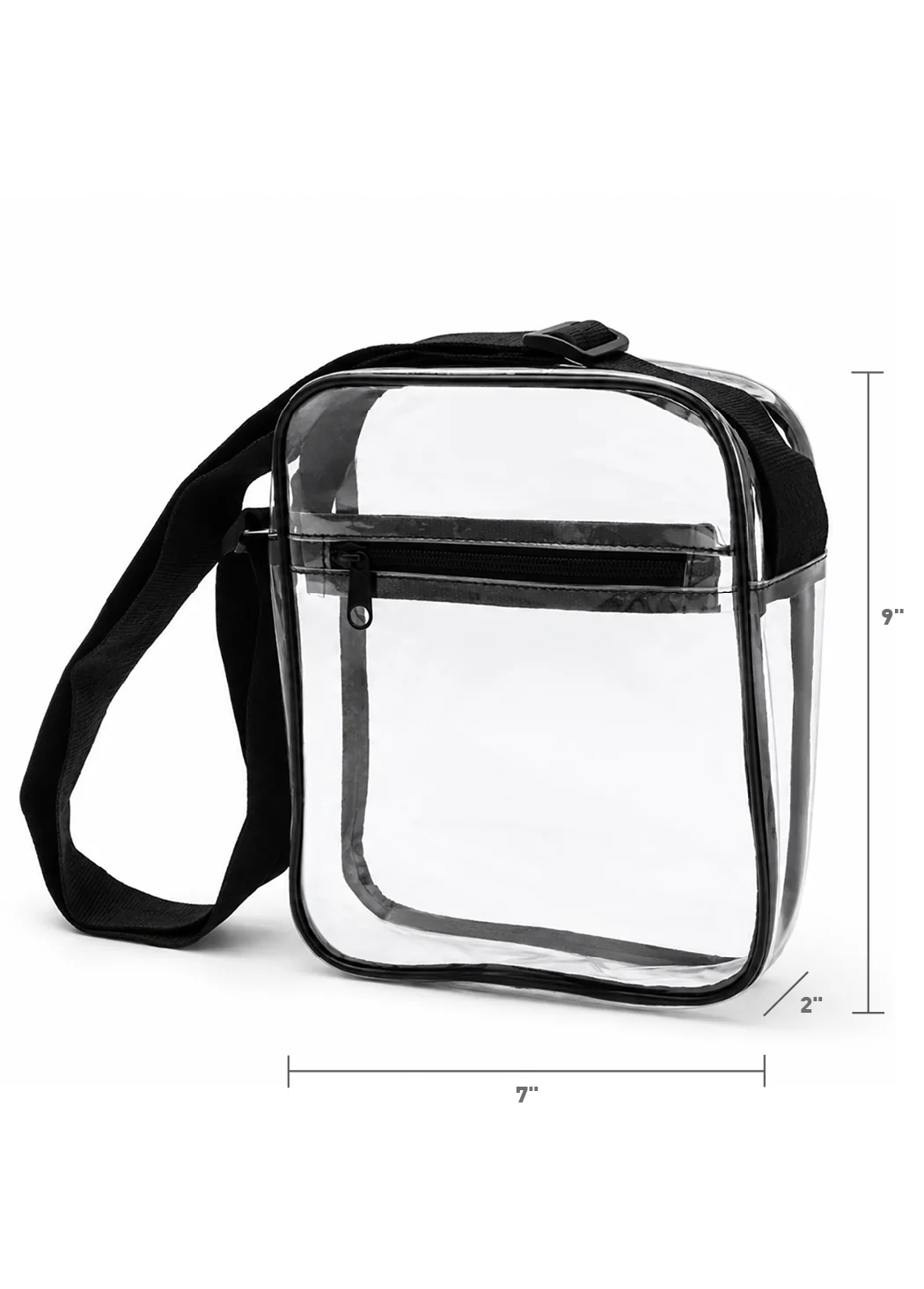Heavy Duty Clear Stadium and School Bags - Premium Transparent PVC Backpack, Tote, Crossbody & Hip Bag - Image 3