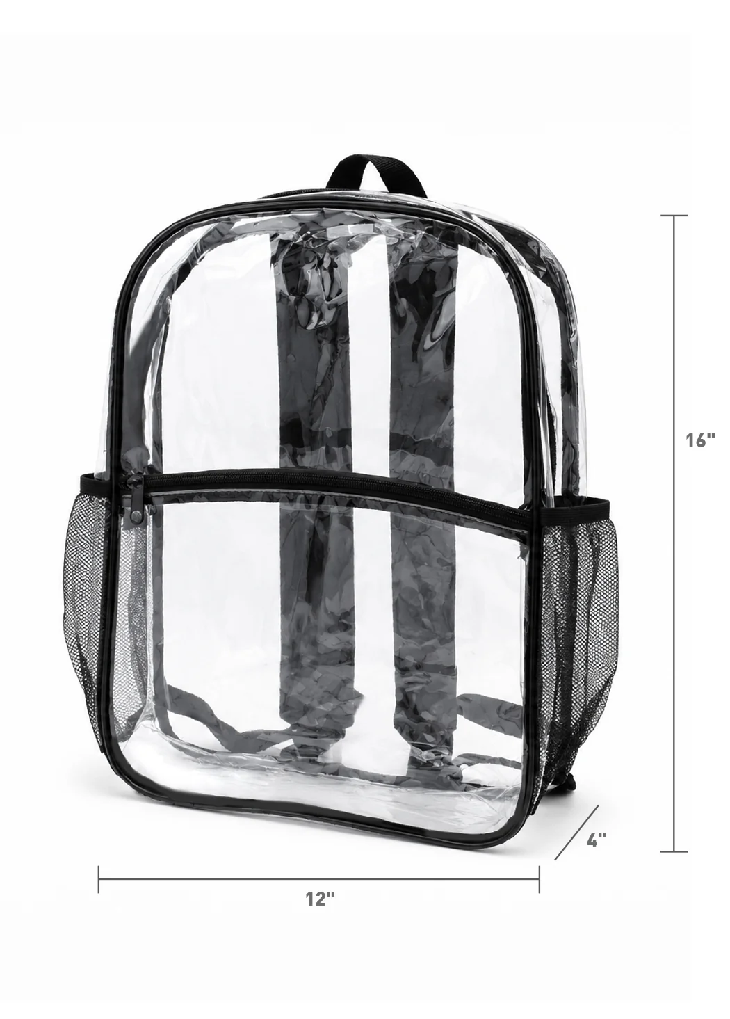 Heavy Duty Clear Stadium and School Bags - Premium Transparent PVC Backpack, Tote, Crossbody & Hip Bag - Image 9