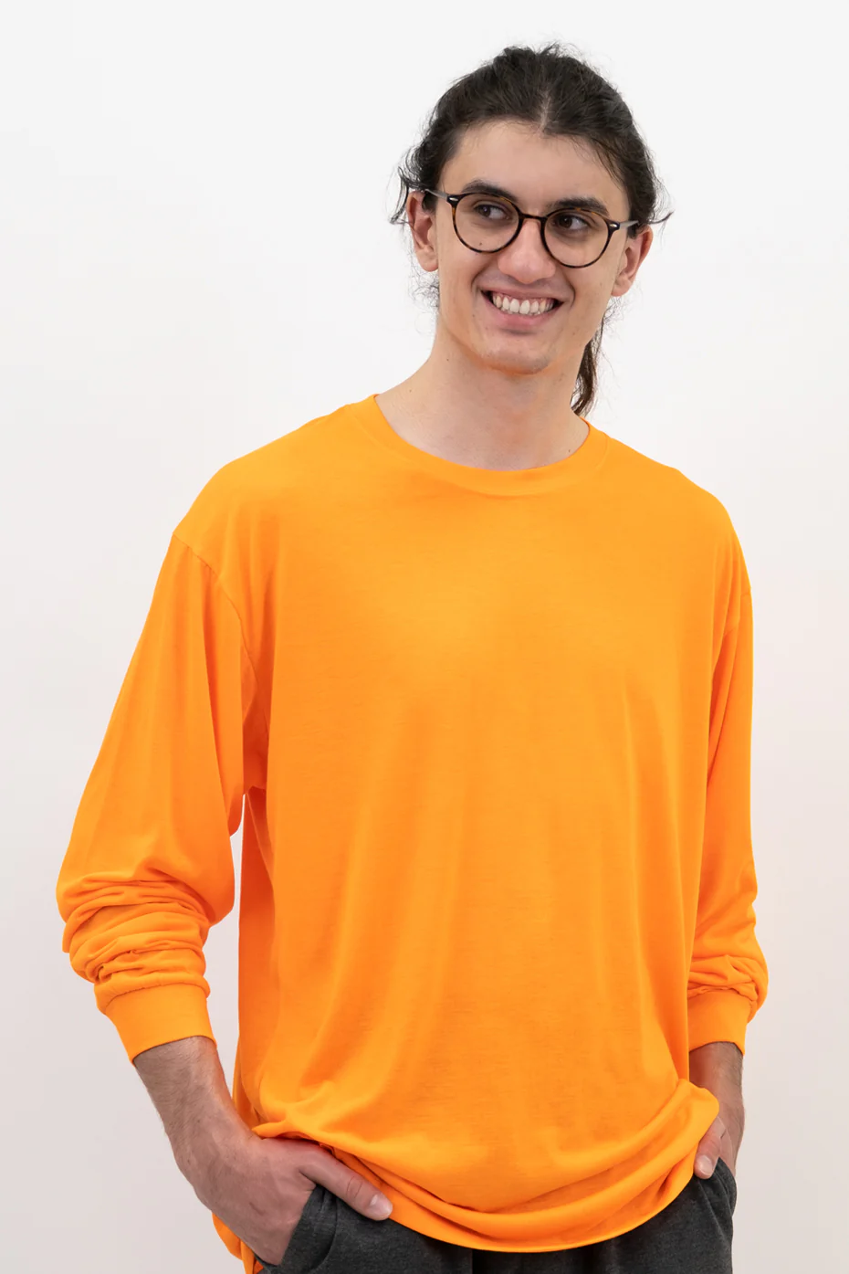 High Visibility Cotton Blend Long Sleeve T-Shirts Laviva Sports™