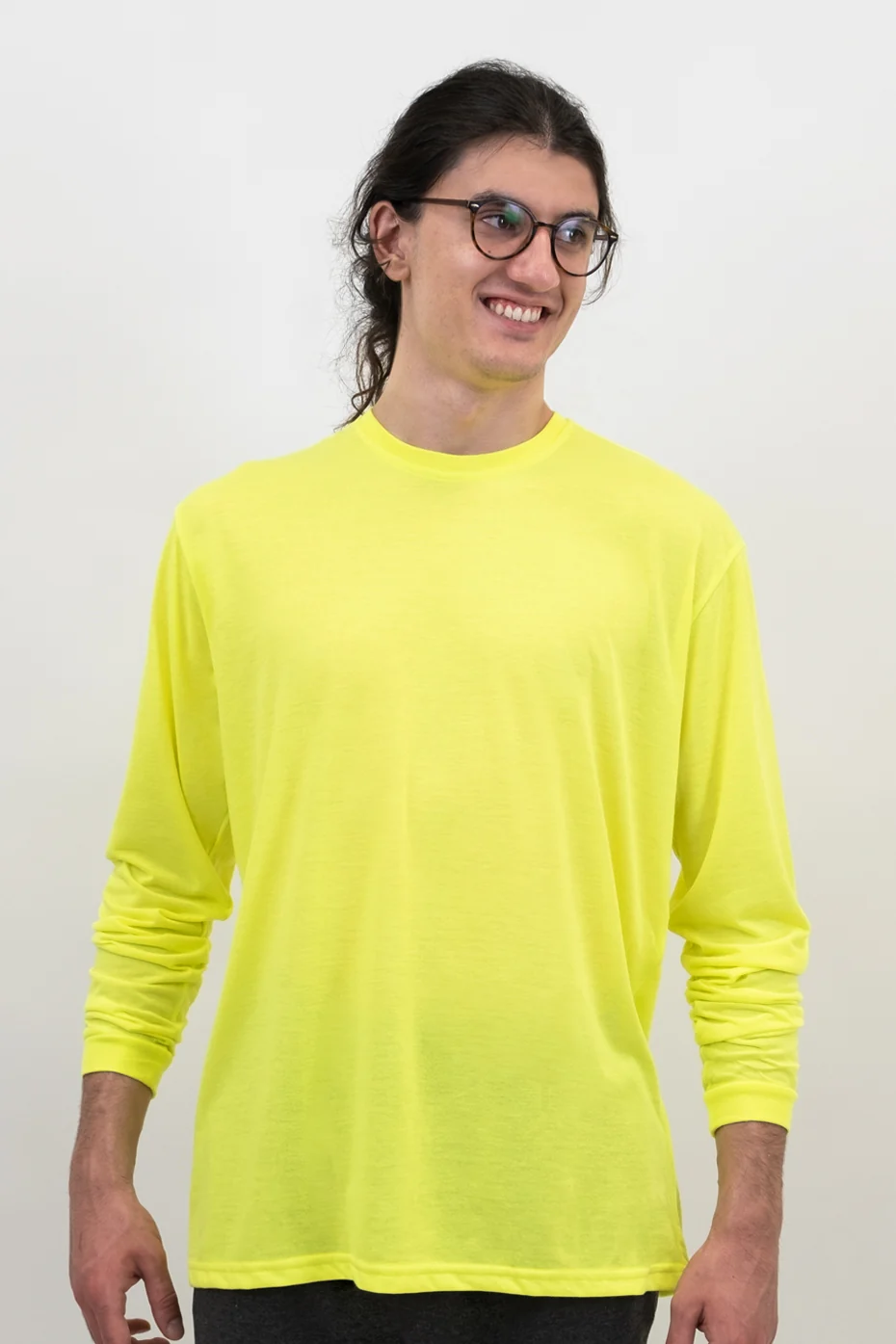 High Visibility Cotton Blend Long Sleeve T-Shirts Laviva Sports™ - Image 2