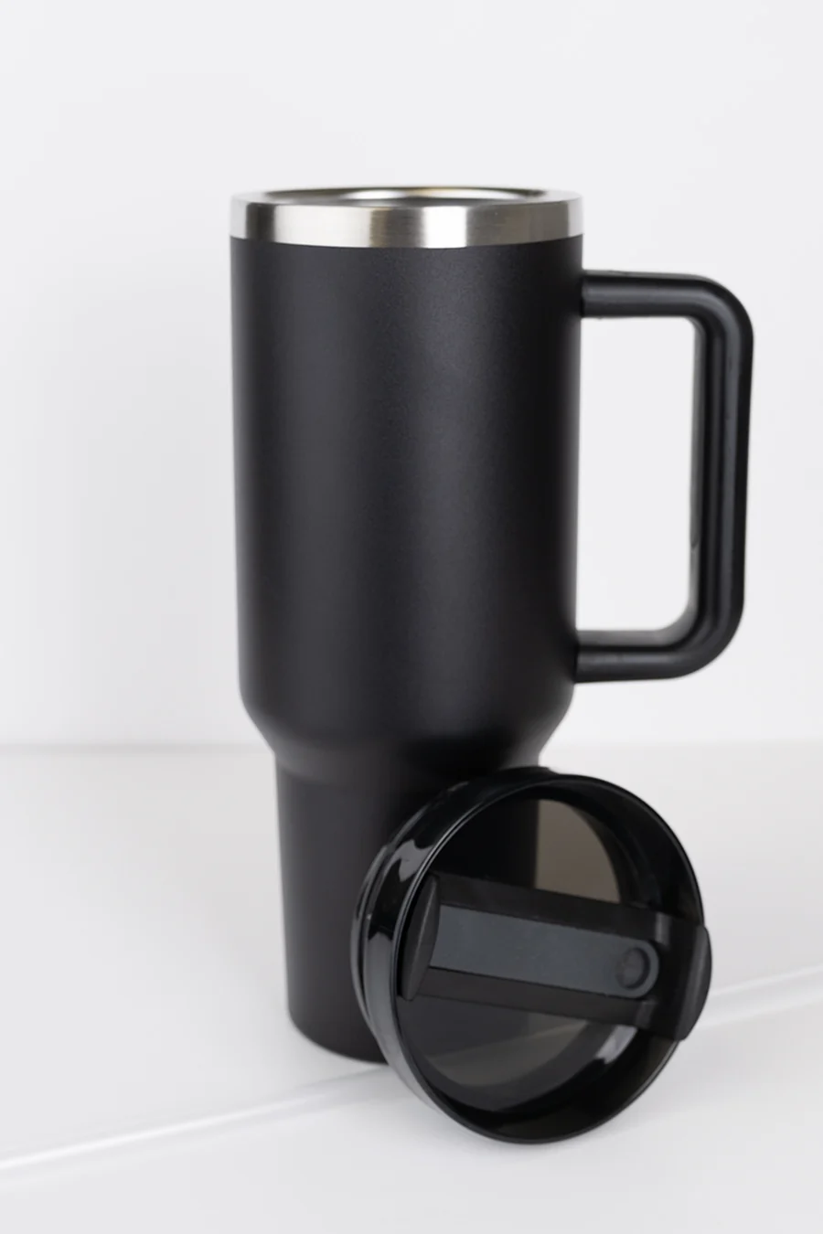 RoadSip Stainless Steel Tumbler with Handle and Sip 40 oz. - Image 14